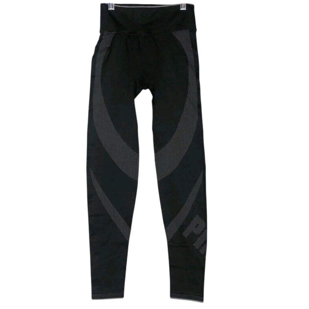 Victoria's Secret PINK Active Seamless Leggings Black Size S/P Ankle Crop
